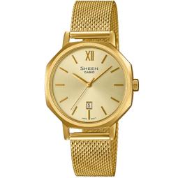 【柒號本舖】CASIO 卡西歐 SHEEN 閃耀銀河時尚女錶 / SHE-4548G-2A (台灣公司貨) 歷史價格詳細信息