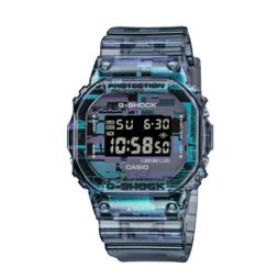 【台南時代鐘錶 CASIO】卡西歐 方形 半透明 個性雜訊風 200米防水 運動電子錶 DW-5600NN-1 透明灰 價格比較,價格查詢,歷史價格詳細信息