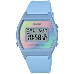 【CASIO】卡西歐酒桶型膠帶電子錶-黑(LW-204-1B)台灣卡西歐保固一年 歷史價格詳細信息