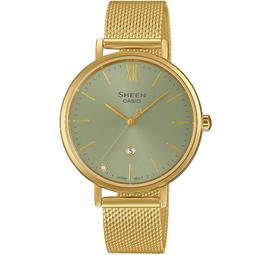 【柒號本舖】CASIO 卡西歐 SHEEN 閃耀銀河時尚女錶 / SHE-4548G-2A (台灣公司貨) 歷史價格詳細信息