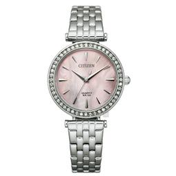 CITIZEN 星辰 晶鑽珍珠貝石英女錶-30mm ER0216-59D 歷史價格詳細信息
