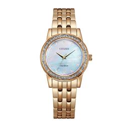 CITIZEN 星辰 (EM0973-55A) 羅馬假期光動能時尚錶玫瑰金色 歷史價格詳細信息