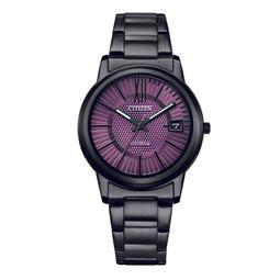 【台南 時代鐘錶 CITIZEN】星辰 FE6017-85E 羅馬字 鋼錶帶 日期顯示 光動能女錶 黑 33.3mm 歷史價格詳細信息