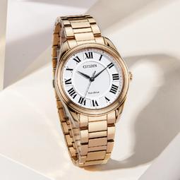 CITIZEN / EM0993-82X / L 光動能 優雅迷人 藍寶石水晶玻璃 不鏽鋼手錶 粉x鍍玫瑰金 28mm 歷史價格詳細信息