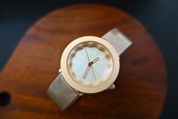 簡約西班牙nafisa百搭韓風時尚都會風格優雅銀色錶殼清晰簡約石英錶～棕色錶帶～日本機心 歷史價格詳細信息