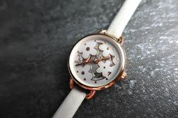 西班牙品牌nafisa百搭韓風時尚都會風格,優雅玫瑰金色錶殼石英錶～鑽石切割錶鏡 歷史價格詳細信息