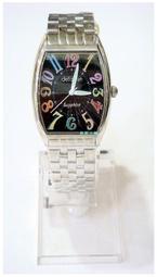 迪凡雅登 defaden 酒桶型 彩色阿拉伯數字 普普風 對錶 歷史價格詳細信息