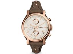 FOSSIL 典藏皇室點鑽鋼帶石英女錶(ES3202)-白色x38mm 歷史價格詳細信息