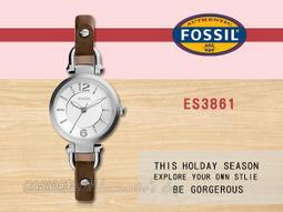 CASIO 時計屋  FOSSIL手錶 FS5237+ES3988 指針石英情侶對錶 皮革錶帶 深海藍x白 生活日常防水 歷史價格詳細信息