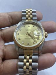 ROLEX 勞力士126233 Datejust 稀有停產款面 金棕梠面 -36mm 歷史價格詳細信息