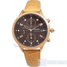 SEIKO精工  奢華晶鑽白蝶貝藍寶石夜光石英女錶 SKK886P1 歷史價格詳細信息