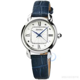 【柒號本舖】SEIKO精工典雅皮帶女錶-白面金框 / SSEH014 歷史價格詳細信息