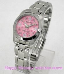 【 幸福媽咪 】PROKING 皇冠 日本星辰機芯 珍珠貝面 羅馬數字刻度 日期窗 時尚男女對錶 歷史價格詳細信息