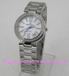 Glad Stone 日本星辰石英機芯 滿天星珍珠母貝 翡翠水晶鏡片  防水好 台灣組裝 高級腕錶 GS959 歷史價格詳細信息