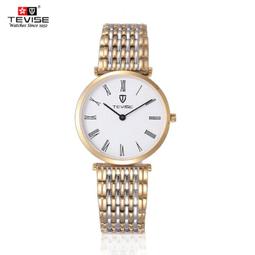 【潮裡潮氣】瑞士TEVISE特威斯全自動男士五針機械表爆款時尚大錶盤男手錶9005B 歷史價格詳細信息