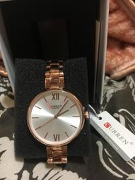 curren/卡瑞恩女款9004女士石英手腕鐘  時尚防水女手腕鐘 鑽石鋼帶29386 歷史價格詳細信息