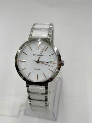 【 幸福媽咪 】TIVOLINA 高帽子 公司貨《藍寶石防刮鏡面》晶鑽時刻女錶_紅 31mm_BAW3695 歷史價格詳細信息