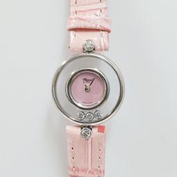 送禮禮物禮品 積架女用腕錶 錶徑30mm石英機芯18k金鑲鑽材質 錶圈可旋轉 皮帶穿扣 附店保卡 大眾當舖 編號8530 歷史價格詳細信息