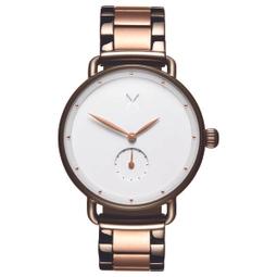 【台南 時代鐘錶 MVMT】BLOOM 極簡風 鋼錶帶女錶 D-FR01-TIRGW 玫瑰金/白 36mm 價格比較,價格查詢,歷史價格詳細信息