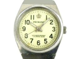 [專業] 石英錶 [PROKING 4118M] PROKING 時尚男錶[白色面+日期]軍錶/中性錶 歷史價格詳細信息