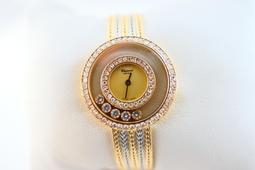 蕭邦女錶快樂鑽 3顆跑鑽 Chopard Happy Diamonds Ladies Watch 歷史價格詳細信息