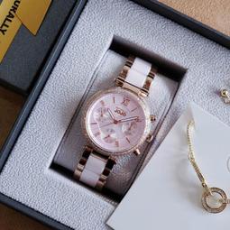 【NATURALLY JOJO】奢華精緻陶瓷錶禮盒組加贈手鍊 JO96973-10R 現代鐘錶 歷史價格詳細信息