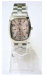 *格斯小舖* MIRRO 星期逆跳時尚錶*扇型星期顯示*水晶玻璃耐磨損*三環設計*時尚白 歷史價格詳細信息