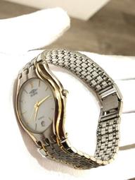 Burne 絕版 日期顯示 Water Resistant  生活防水 實心錶帶 中性石英錶-手圍17公分內 價格比較,價格查詢,歷史價格詳細信息