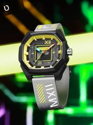 【FILA 斐樂】時尚羅馬層次感隕石機械腕錶-個性黑/38-307-002 歷史價格詳細信息