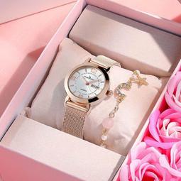 手錶天王簡約休閑氣質石英腕表男女情侶手表真皮皮帶ins風石英表3874-雙喜生活館 歷史價格詳細信息