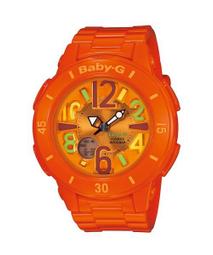 Baby-G CASIO / BGA-171-4B2 / 夏日風情 亮彩立體雙顯腕錶 橘色 40mm 歷史價格詳細信息