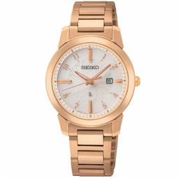SEIKO SUT418J1《LUKIA系列 廣告款》31mm/太陽能款/楊丞琳配戴款/玫瑰金【第一鐘錶】 歷史價格詳細信息
