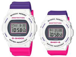 【CASIO】G-SHOCK+BABY-G 聖誕風格圓框電子對錶-黑(DW-5700TH-1+BGD-570TH-1) 歷史價格詳細信息