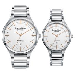 【幸福媽咪】Roven Dino 羅梵迪諾 藍寶石水晶鏡面 日期時尚女錶 型號:RD9812 歷史價格詳細信息