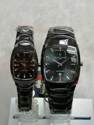 【 幸福媽咪 】Valentino Coupeau 范倫鐵諾 中金 黑面 簡約線條刻度 男女對錶 歷史價格詳細信息