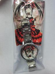 約會大作戰【團長手工手錶系列_付台紙】時崎狂三_圖片中黑黑的是全新的透明外套子上的，不是錶帶上的喔【含保修、保固】全新 價格比較,價格查詢,歷史價格詳細信息