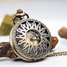 大號新款密花機械懷錶項鏈 復古飾品 韓版毛衣鏈 時尚時裝表 歷史價格詳細信息