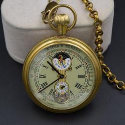 懷錶 機械懷錶 翻蓋懷錶 男士創意翻蓋手動機械懷錶 復古 青銅色 中空羅馬字錶盤機械錶DHB1 歷史價格詳細信息