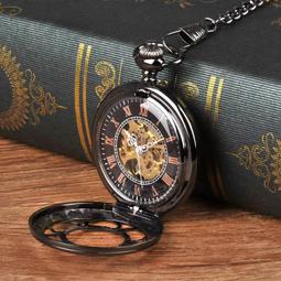 機械懷錶男士父親節復古全自動學生精緻老式上發條掛表女款項鏈表 歷史價格詳細信息