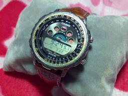 ☆JIN_1983☆ 1980'S 溫度感測 記錄 橘黑  Rare Vintage Casio TS-200 THERMO METER WR 100M 歷史價格詳細信息