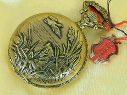 【古董錶 】1862年『罕見原廠盒裝』18K手工金雕面盤及錶殼小型芝麻鍊懷錶 歷史價格詳細信息