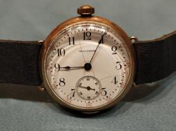 【Waltham】Waltham 華爾頓 漸層紅咖面鍍金 經典手上鍊錶 B502 皮帶錶款 歷史價格詳細信息