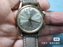 BENRUS 瑞士/14K稀有面盤/ 50年代珍藏錶 品相極美 歷史價格詳細信息