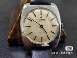 【CYMA】CYMA司馬 瑞士錶 羅馬白面 日期星期顯示 鍍金不銹鋼 經典男錶 歷史價格詳細信息