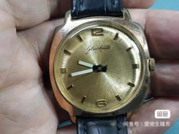 德國GLASHUTTE自動男古董表，表徑35不含把頭，以前曾送保養，現走時跳曆正常。  後蓋緊，没工具打不開，没有機芯相 歷史價格詳細信息