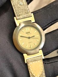 Opal 歐寶 法國品牌 絕版 古董錶  真皮錶帶 生活防水 可正常使用 中性石英錶-手圍20公分內 歷史價格詳細信息