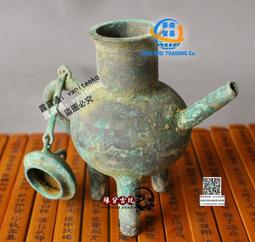 仿古青銅器酒杯爵樽三腳杯裝飾品桌面擺件酒具純銅工藝品古董古玩 歷史價格詳細信息