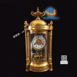 歐式西洋精雕鑄銅鎏金教堂鐘 復古上弦機械鐘 家居創意客廳擺鐘 歷史價格詳細信息