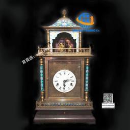 歐式西洋精雕鑄銅四明鐘 老式復古上弦機械鐘 家居創意客廳擺鐘 歷史價格詳細信息