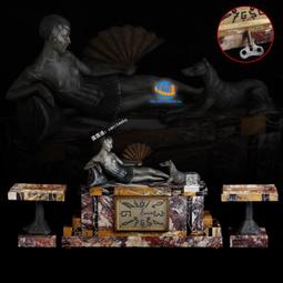 西洋收藏品 德國手工制作實木機械錶座鐘 歐式復古鐘錶裝飾擺件 歷史價格詳細信息